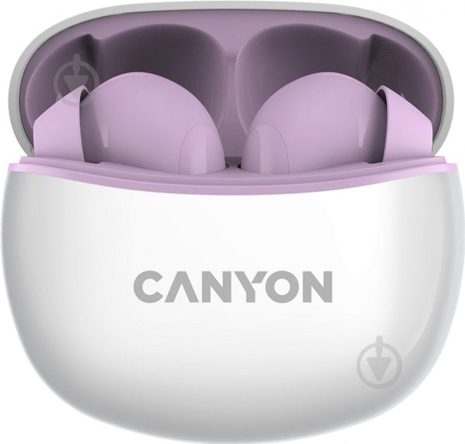 Навушники Canyon TWS-5 Bluetooth purple (CNS-TWS5PU) - фото 2