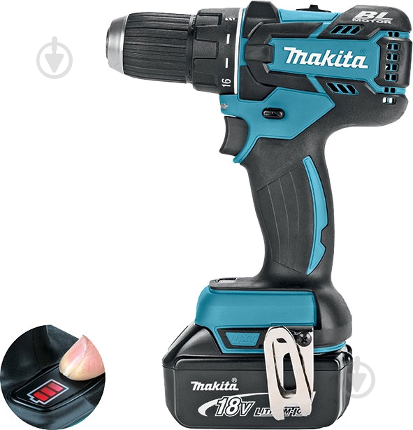 Шуруповерт аккумуляторный Makita DDF480RMJ - фото 1 Шуруповерт аккумуляторный Makita DDF480RMJ - фото 1