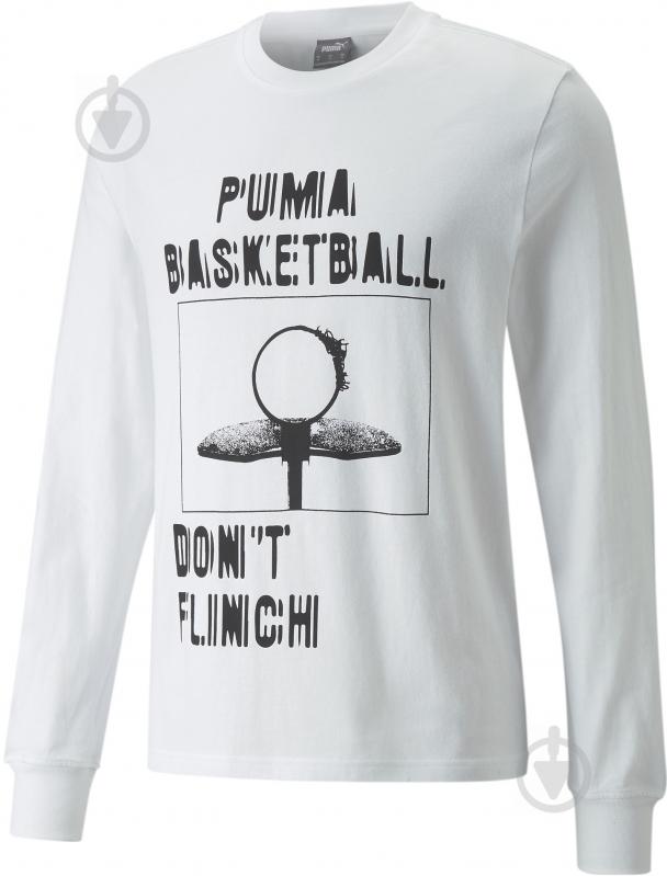 Футболка Puma Timeout LS Tee 53236002 р.XL белый - фото 4