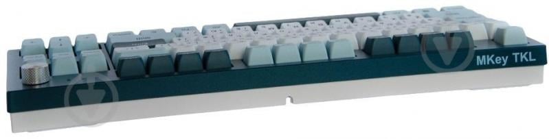 Клавиатура Montech USB TKL FB (MK87FB) blue/white - фото 2