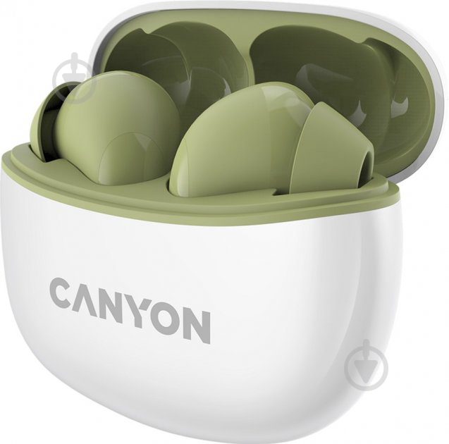 Навушники Canyon TWS-5 Bluetooth green (CNS-TWS5GR) - фото 3