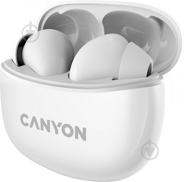 Навушники Canyon TWS-5 Bluetooth white (CNS-TWS5W) - фото 3