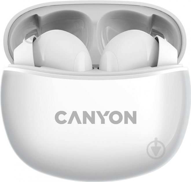 Навушники Canyon TWS-5 Bluetooth white (CNS-TWS5W) - фото 2