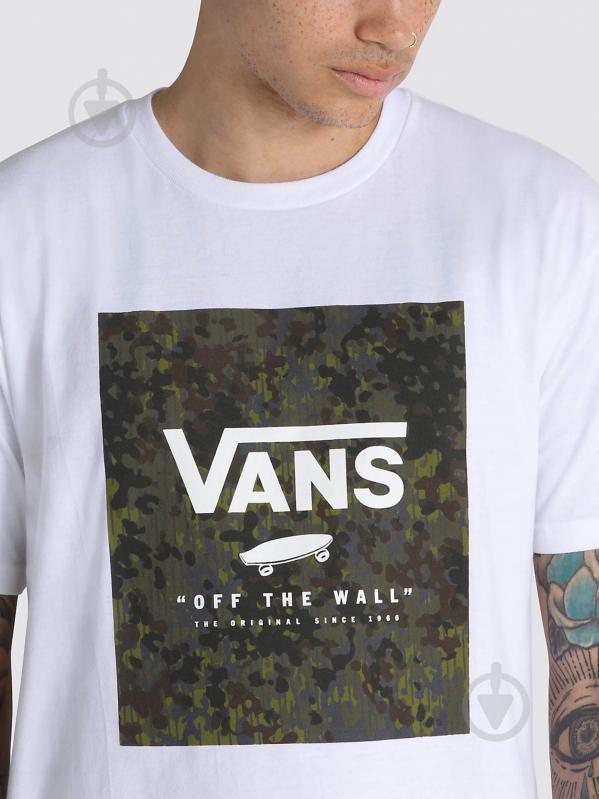 Футболка Vans CLASSIC PRINT BOX VN0A5E7YCB71 р.L белый - фото 2