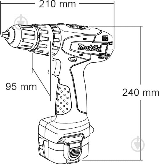 Шуруповерт ударный аккумуляторный Makita 8271DWAE - фото 3