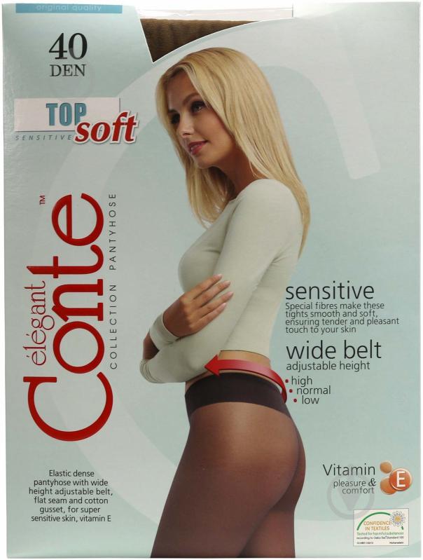 Колготки Conte Elegant TOP SOFT 40 den Bronz 4 бронзовый - фото 1 Колготки Conte Elegant TOP SOFT 40 den Bronz 4 бронзовый - фото 1