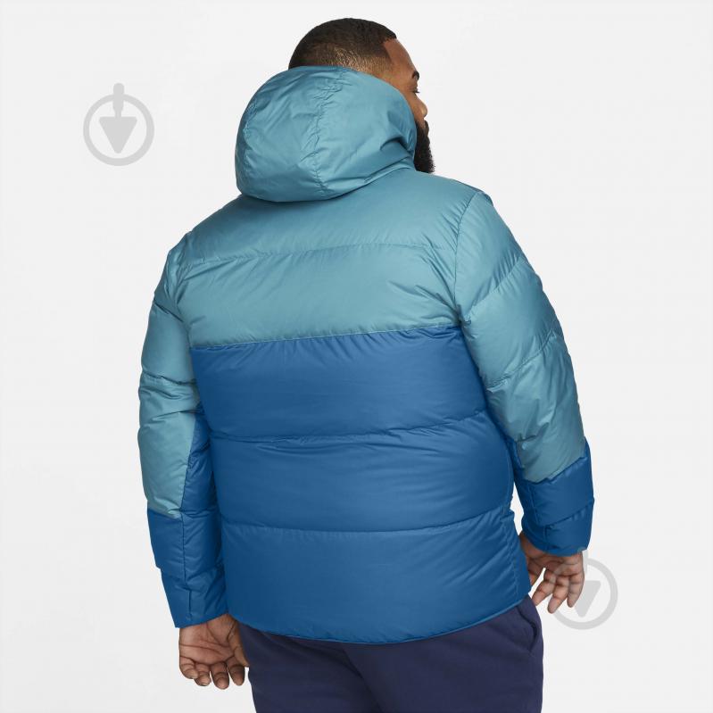 Пуховик чоловічий зимовий Nike M NSW SF WINDRUNNER HD JKT DD6795-415 р.M синій - фото 7