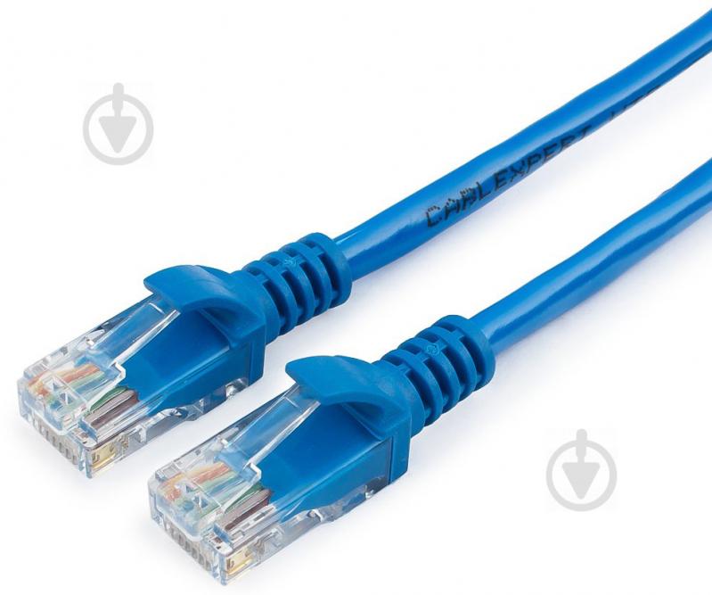 Патч-корд Cablexpert RJ45 – RJ45 2 м блакитний (PP12-2M/B) - фото 1