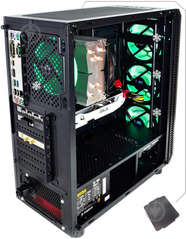 Компьютер персональный Artline Gaming X73 (X73v09) black - фото 6