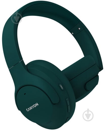 Наушники Canyon OnRiff 10 ANC Bluetooth green (CNS-CBTHS10GN) - фото 4