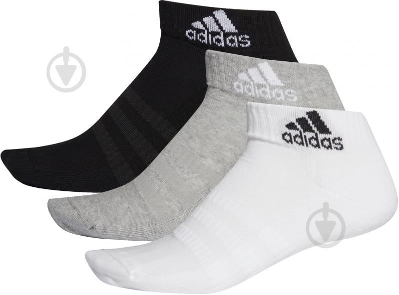 Шкарпетки Adidas CUSH ANK 3PP DZ9364 р.XS різнокольоровий 3 шт. - фото 1