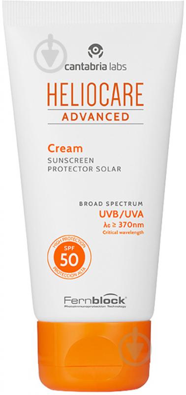 Крем сонцезахисний Cantabria Labs Advanced SPF 50 для сухої шкіри 50 мл - фото 1