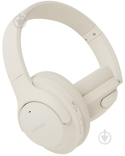 Навушники Canyon OnRiff 10 ANC Bluetooth beige (CNS-CBTHS10BG) - фото 5