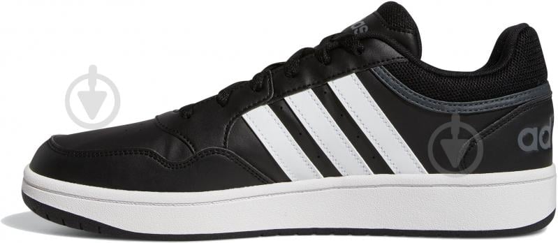 Кроссовки мужские демисезонные Adidas HOOPS 3.0 GY5432 р.46 черные с белым - фото 2