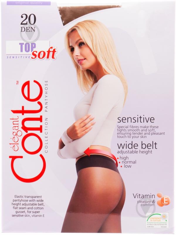Колготки Conte Elegant TOP SOFT 20 den Bronz 3 бронзовий - фото 1