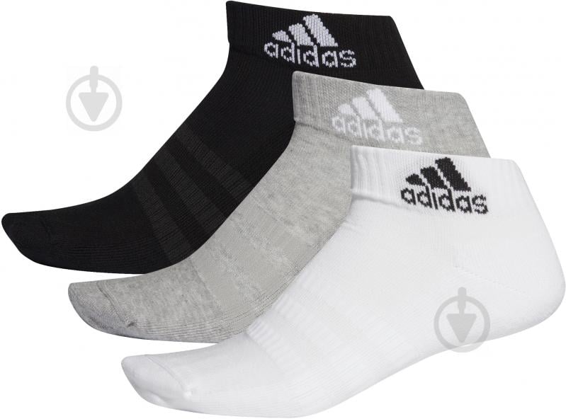 Шкарпетки Adidas CUSH ANK 3PP DZ9364 р.L різнокольоровий 3 пари шт. - фото 2