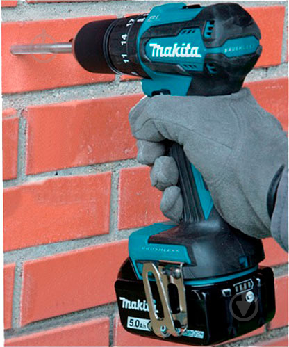 Шуруповерт ударний акумуляторний Makita DHP484RX4 - фото 2