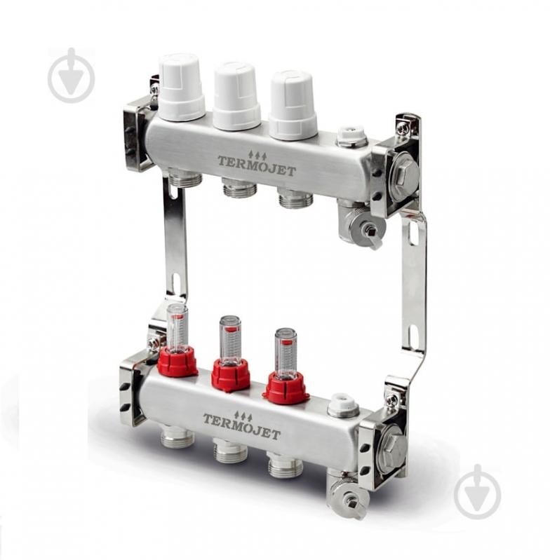 Колектор Termojet для теплого пола на 3 контура TJ-W-03 - фото 1