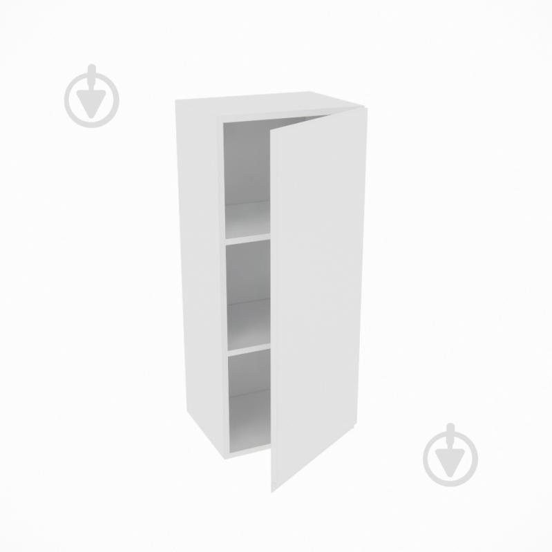 Шкаф Влада (В 40/40Ск (920)правая) белый шелк/белый Світ Меблів - фото 2 Шкаф Влада (В 40/40Ск (920)правая) белый шелк/белый Світ Меблів - фото 2