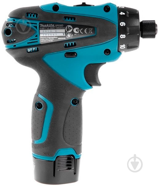 Шуруповерт аккумуляторный Makita DF030DWE - фото 6