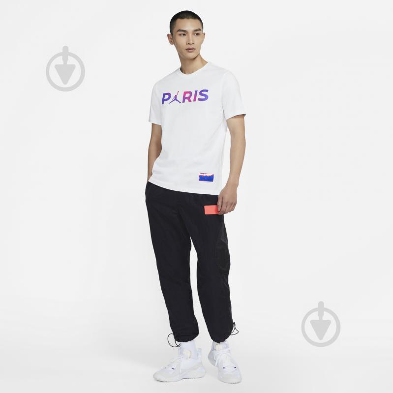 Футболка Nike M J PSG WORDMARK TEE CZ0797-100 р.S білий - фото 8