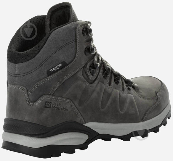 Черевики Jack Wolfskin REFUGIO PRIME TEXAPORE MID M 4059691_6046 р.42,5 сірий - фото 4