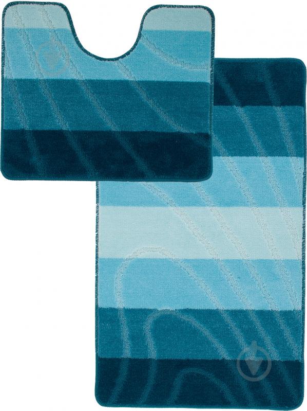 Набор ковриков Vonaldi Colorline Bari Aqua - фото 1