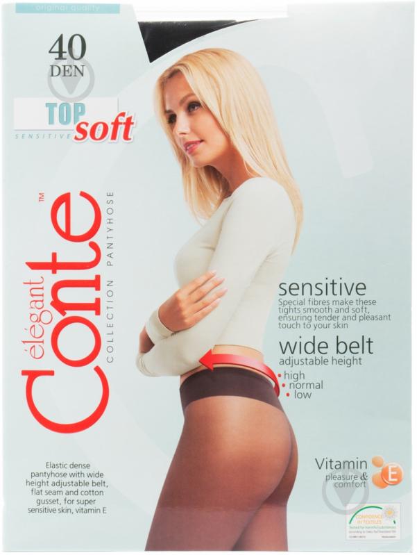Колготки Conte Elegant TOP SOFT 40 den Grafit 4 графит - фото 1