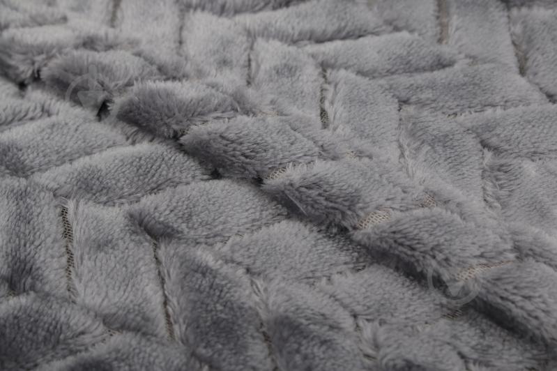 Плед Flannel Plush 200x220 см графит La Nuit - фото 2