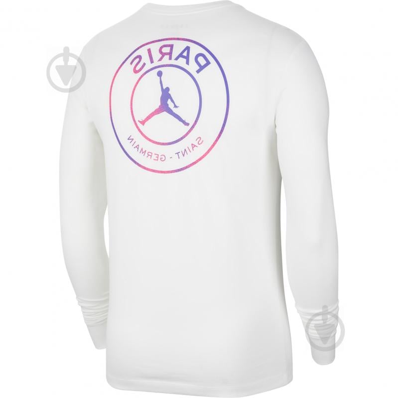 Футболка Nike M J PSG LS TEE CZ0792-100 р.M белый - фото 2