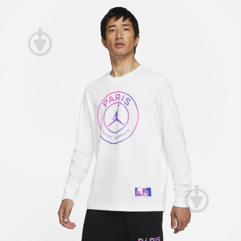 Футболка Nike M J PSG LS TEE CZ0792-100 р.M белый - фото 3