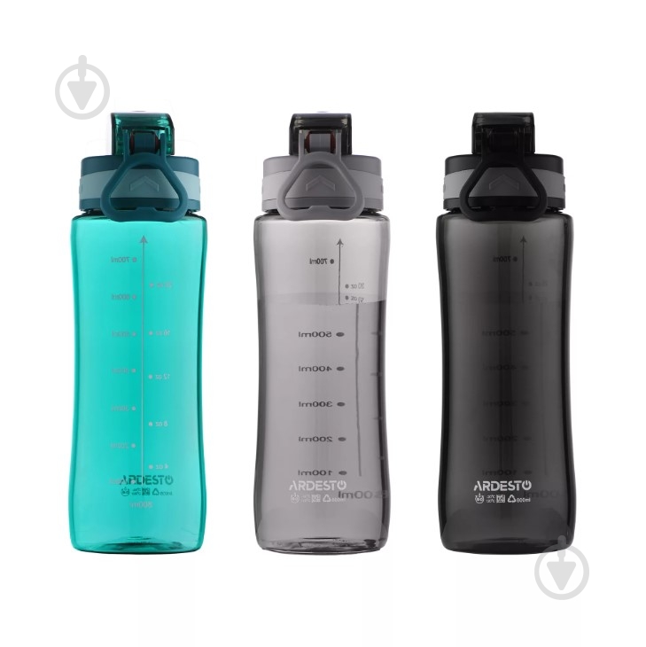 Бутылка для воды ARDESTO Purity 800 мл серый AR2280PG - фото 6