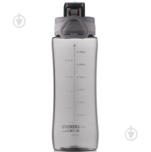 Бутылка для воды ARDESTO Purity 800 мл серый AR2280PG - фото 1