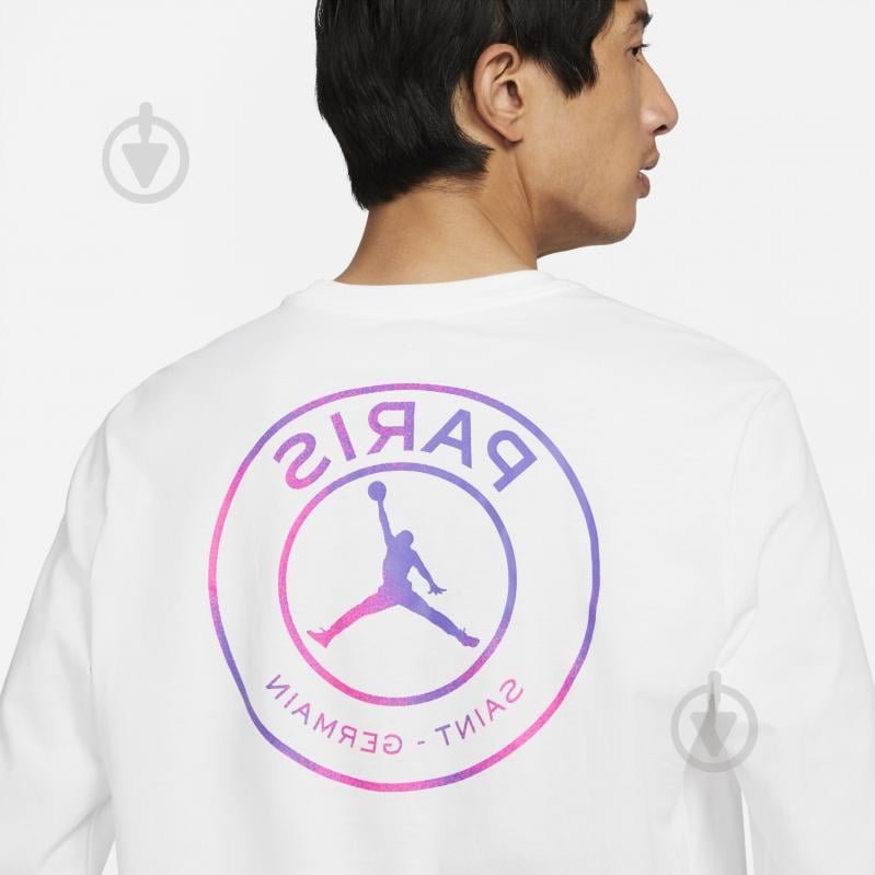 Футболка Nike M J PSG LS TEE CZ0792-100 р.S білий - фото 8