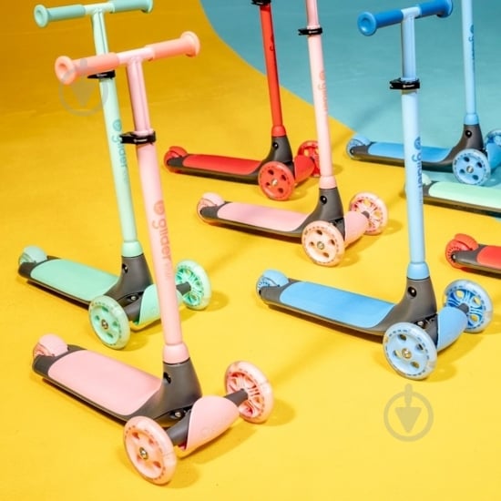 Самокат Yvolution детский YGlider KIWI розовый Y101260 - фото 5