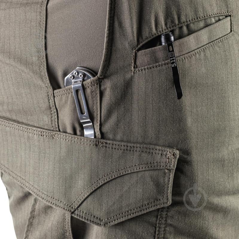 Брюки тактичні 5.11 Tactical "ICON PANTS" р. W30/L34 Ranger green 74521-186 - фото 6