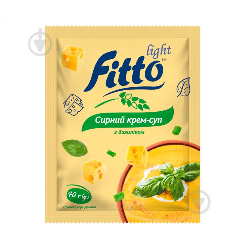 Крем-суп Fitto Light Сырный с базиликом 40 г - фото 1