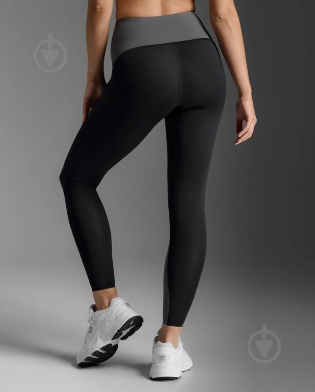 Лосины 2XU Contour Hi-Rise Compression Tights WA7334b_BLK/BLK р.XS черный - фото 3