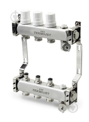 Колектор Termojet для радиаторного отопления на 3 контура TJ-R-W-03 - фото 1