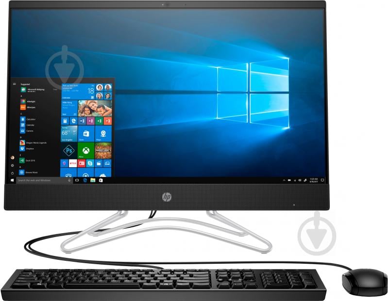 Моноблок HP All-in-One 24-f0108ur 23.8" (5KU51EA) black - фото 1