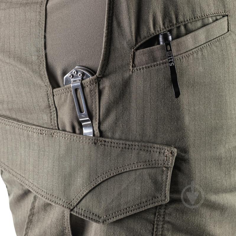 Брюки тактические 5.11 Tactical "ICON PANTS" р. W31/L34 Ranger green 74521-186 - фото 6