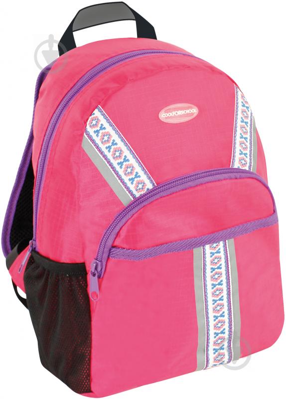 Ранець дошкільний Cool For School Vyshyvanka Classic Rubine CF85650 - фото 1