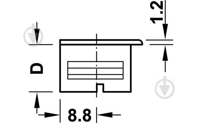 Стяжка RAFIX 16 мм бежева з болтом 4 шт. Hafele - фото 2