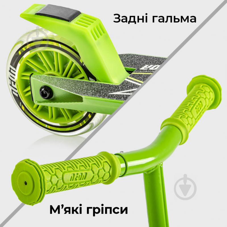 Самокат Neon детский двухколесный Vector зеленый NT05G2 - фото 3