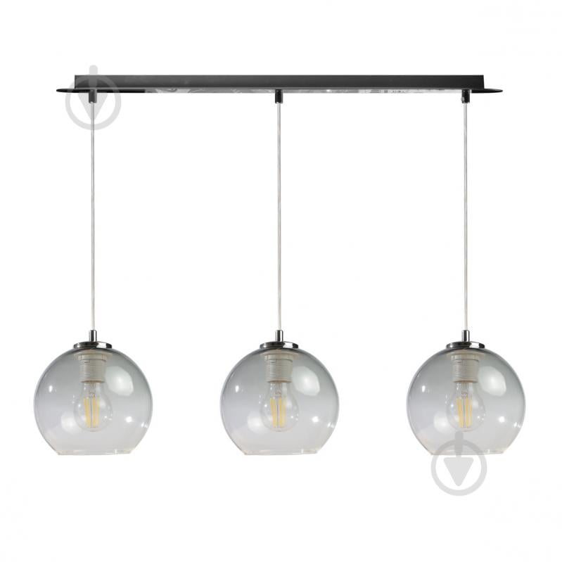 Светильник подвесной TK Lighting Santino 2794 3x60 Вт E27 хром/графит 2794 - фото 1