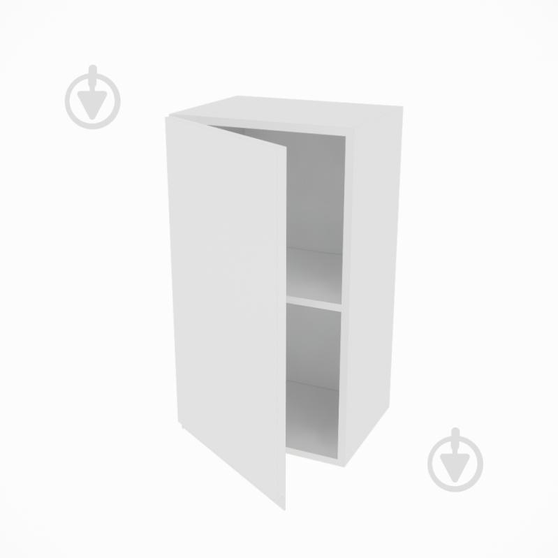 Шафа Влада (В 40/40Ск ліва) білий шовк/білий Світ Меблів - фото 2 Шафа Влада (В 40/40Ск ліва) білий шовк/білий Світ Меблів - фото 2