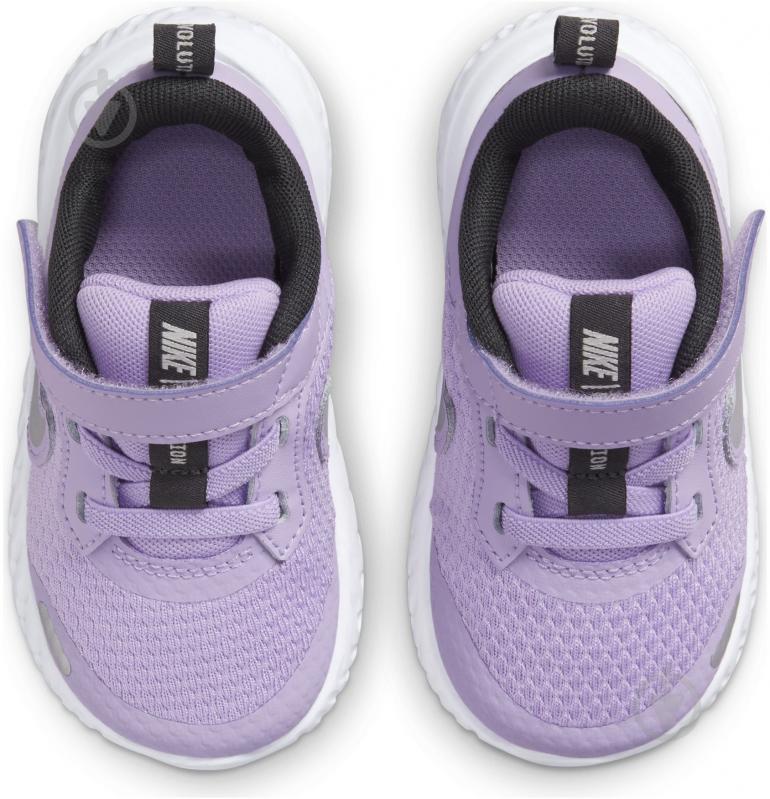 Кросівки для дівчаток Nike REVOLUTION 5 (TDV) BQ5673-509 р.21 бузкові - фото 7 Кросівки для дівчаток Nike REVOLUTION 5 (TDV) BQ5673-509 р.21 бузкові - фото 7