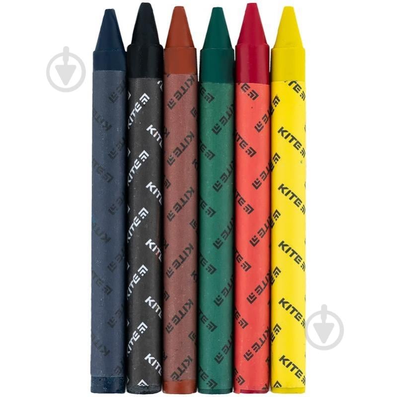 Мел восковый 6 цветов Classic K-1076 KITE - фото 2