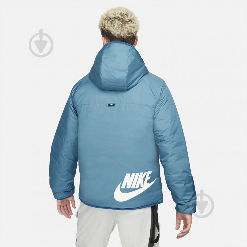 Пуховик мужской зимний Nike M NSW TF RPL LEGACY REV HD JKT DH2783-415 р.L бирюзово-синий - фото 2