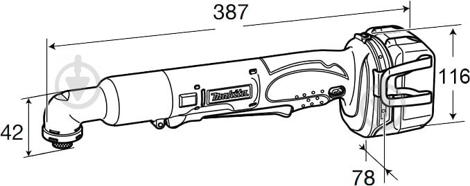 Шуруповерт ударный аккумуляторный Makita DTL060Z - фото 3